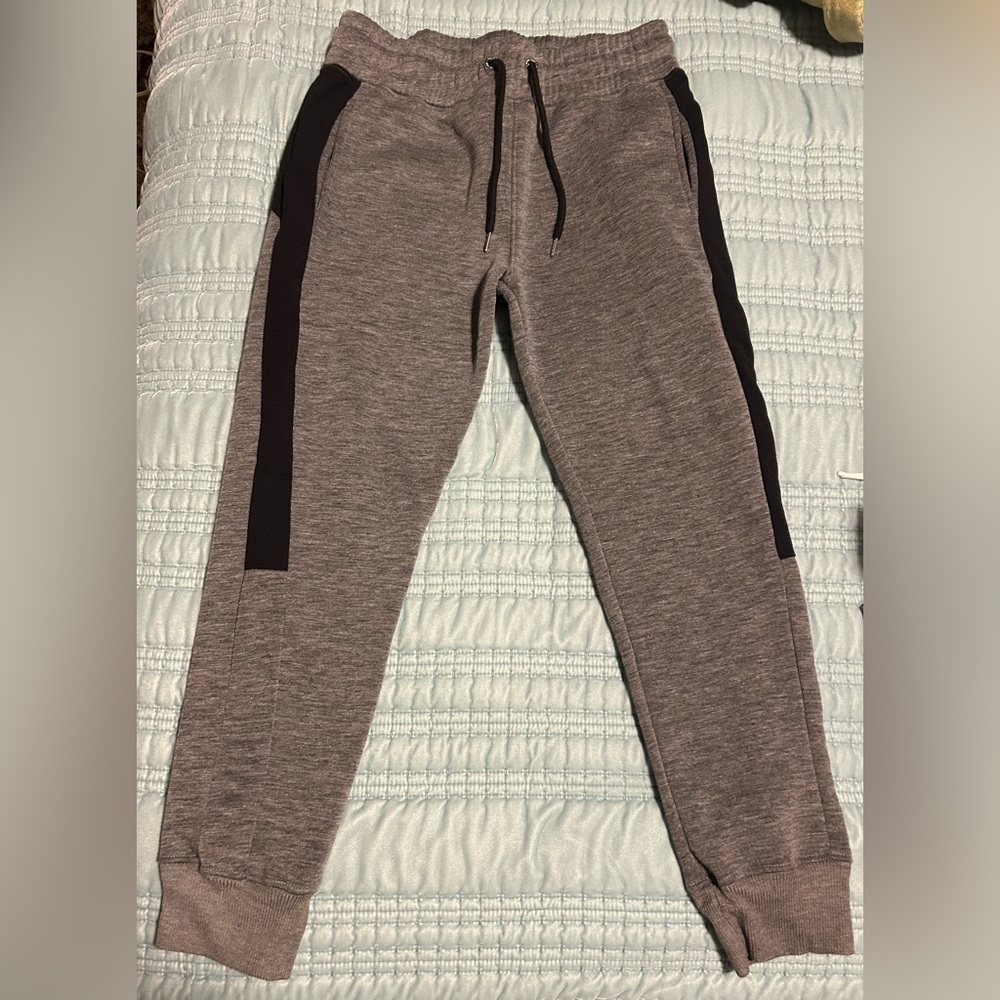 Gametime Big Kids Dark Gray Jogger Pants w/pockets&drawstrin-size m